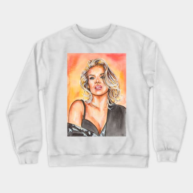 Kim Wilde Crewneck Sweatshirt by Svetlana Pelin